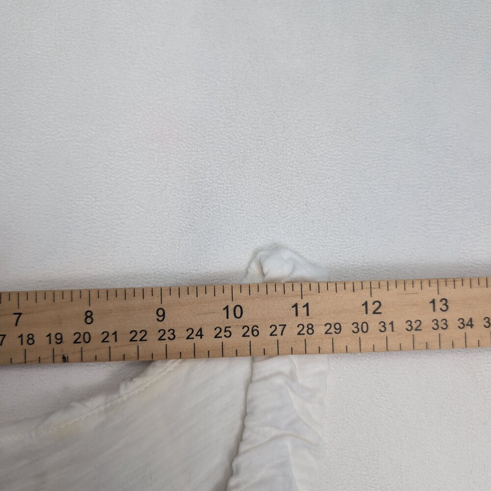 Rio Rao White Ruched Scoop-Neck Tank Top S - Picture 10 of 12